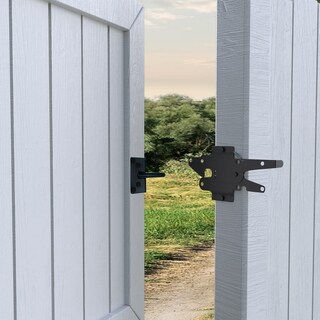 Foto 4 | Foto 4 | Cierre De Puerta Bordersmover Resistente Con Cierre Automático Acero Negro - Venta Internacional.