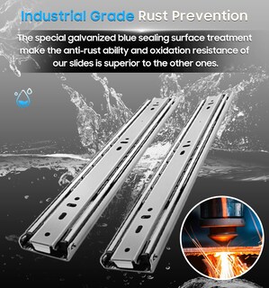 Foto 7 | Foto 7 | Diapositivas Para Cajones Yenuo Heavy Duty Extensión Completa 35-40 Cm 150 Kg - Venta Internacional.