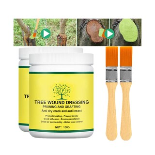 Foto 1 | Foto 1 | Pasta Curativa Tree Wound Sealer Xirujnfd 100 G (2 Unidades) Con Cepillo - Venta Internacional.