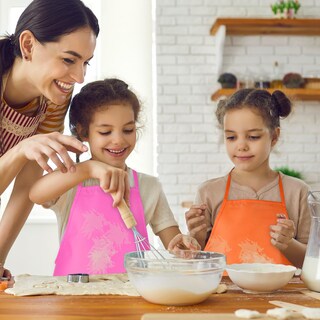 Foto 6 | Foto 6 | Delantales De Pintura Para Niños Bouboni 60 Piezas 12 Colores Con Bolsillos - Venta Internacional.
