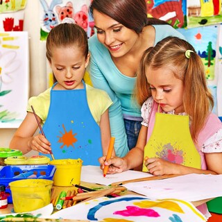 Foto 4 | Foto 4 | Delantal Kuuqa Batas Artísticas Para Niños Paquete De 40 Unidades Para El Aula - Venta Internacional.