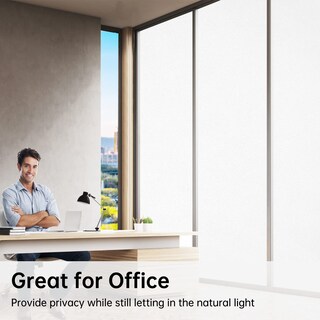 Foto 5 | Foto 5 | Película De Privacidad Para Ventanas Coavas Frosted No Adhesiva Color Blanco 29 5 X 78 7 - Venta Internacional.