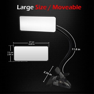 Foto 6 | Foto 6 | Espejo Ampper De Seguridad Con Clip Acrílico En Rectángulo De 17 X 7 5 Cm - Venta Internacional.