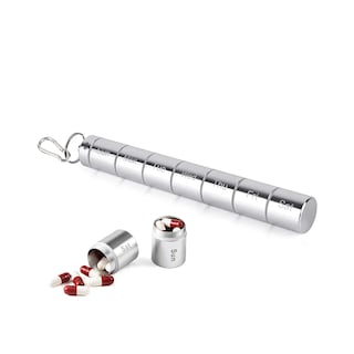 Foto 2 | Foto 2 | Pastillero Tubular Semanal Eo Safe Imports Esi-21756 Plateado
