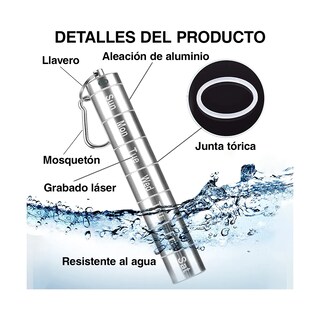 Foto 3 | Foto 3 | Pastillero Tubular Semanal Eo Safe Imports Esi-21756 Plateado