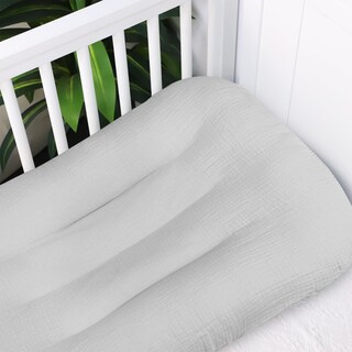 Foto 6 | Foto 6 | Funda De Tumbona Para Bebé Hooyax  Muselina  Algodón Orgánico  Gris Claro - Venta Internacional.