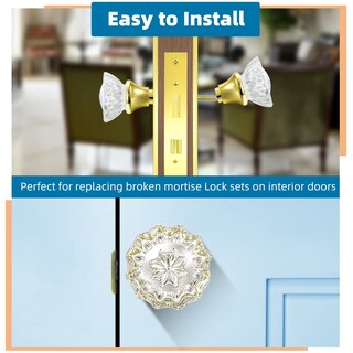 Foto 3 | Foto 3 | Set De Repuesto Para Pomos De Puerta De Vidrio Newliplace Vintage Crystal - Venta Internacional.