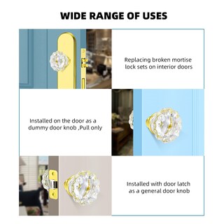 Foto 5 | Foto 5 | Set De Repuesto Para Pomos De Puerta De Vidrio Newliplace Vintage Crystal - Venta Internacional.