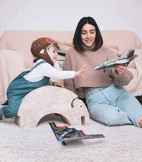 Foto 7 | Foto 7 | Toy Plane Geyiie Con Luz Led Paquete De 2 Aviones De Combate Fundidos A Presión - Venta Internacional.