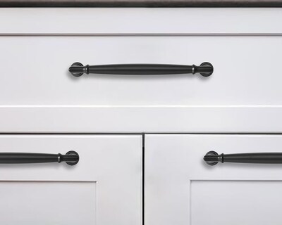 Foto 4 | Foto 4 | Tiradores De Gabinete Khtumeware Negro Mate De 128 Mm De Centro A Centro - Venta Internacional.