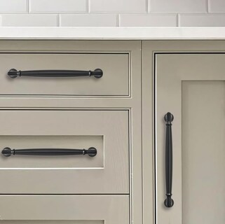 Foto 5 | Foto 5 | Tiradores De Gabinete Khtumeware Negro Mate De 128 Mm De Centro A Centro - Venta Internacional.