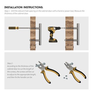 Foto 7 | Foto 7 | Cabinet Pulls Goldenwarm De Aleación De Zinc Mate Negro Mate De 3 Pulgadas X20 - Venta Internacional.