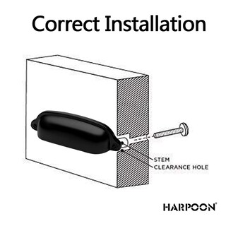 Foto 4 | Foto 4 | Tiradores De Cajón Harpoon Con Asa Para Tazas De 7 6 Cm Estilo Europeo - Venta Internacional.