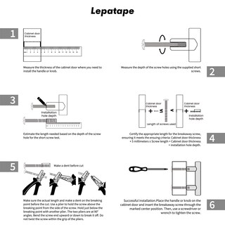 Foto 7 | Foto 7 | Cabinet Pulls Lepatape Paquete De 10 Unidades Centros Con Orificios De 192 Mm Negros Y Dorados - Venta Internacional.