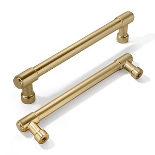 Foto 1 | Foto 1 | Cabinet Pulls Khtumeware De Latón Cepillado Paquete De 6 Unidades Con Orificios Centrales De 15 2 Cm - Venta Internacional.