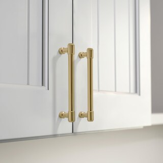 Foto 3 | Foto 3 | Cabinet Pulls Khtumeware De Latón Cepillado Paquete De 6 Unidades Con Orificios Centrales De 15 2 Cm - Venta Internacional.
