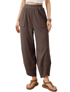 Foto 1 | Foto 1 | Pantalones Anchos Xiaoxuemeng Coffee Para Mujer  Talla Xl - Venta Internacional.