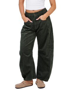 Foto 1 | Foto 1 | Pantalones Vaqueros De Pana Liviefent Para Mujer  Color Verde Oscuro  Talla S - Venta Internacional.