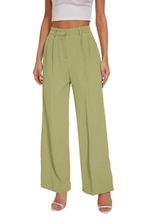 Foto 4 | Foto 4 | Pantalones Anchos Funyyzo Pantalones De Negocios De Cintura Alta Para Mujer - Venta Internacional.