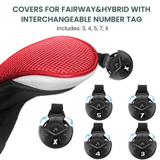 Foto 6 | Foto 6 | Juego De Fundas Para Cabezas De Palos De Golf Finger Ten Para Palos De Madera (paquete De 4) - Venta Internacional.