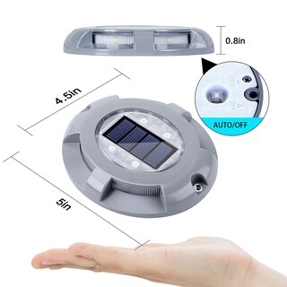 Foto 5 | Foto 5 | Luces Solares Para Terraza Lateral Entrada Muelle Led Paquete De 4 Color Blanco - Venta Internacional.