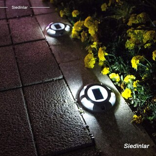 Foto 6 | Foto 6 | Luces Solares Para Terraza Lateral Entrada Muelle Led Paquete De 4 Color Blanco - Venta Internacional.