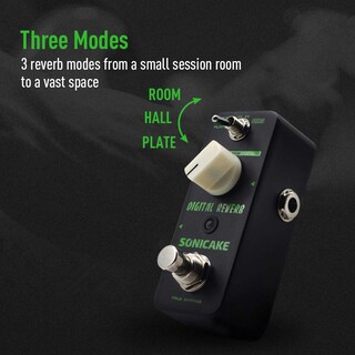 Foto 3 | Foto 3 | Pedal De Guitarra Reverb Sonicake Digital Reverb 3 Modos - Venta Internacional.