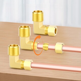 Foto 6 | Foto 6 | Conector De Tubo De Compresión Para Tubos De Compresión Gasher 5 Piezas Codo De 90° - Venta Internacional.