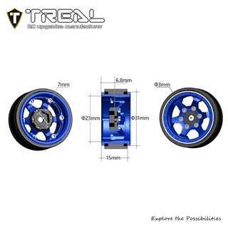 Foto 3 | Foto 3 | Llanta Wheel Real Scx24 1.0 Beadlock Con Aspecto De Escala Para Axial Scx24 - Venta Internacional.