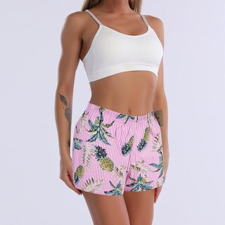 Foto 5 | Foto 5 | Pantalones Cortos De Pijama Cinvik Para Mujer Pantalones Cortos De Salón Algodón Rosa L - Venta Internacional.