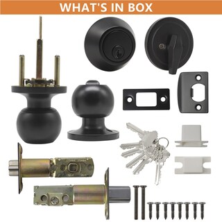 Foto 7 | Foto 7 | Juego De Cerraduras De Puerta Probrico Con Llave Similar A Los Pomos De Entrada Con Cerrojo - Venta Internacional.