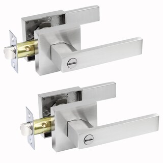 Foto 1 | Foto 1 | Cerradura De Puerta Jo.ko Palanca Cuadrada De Entrada Sin Llave Color Negro Mate - Venta Internacional.