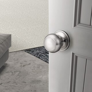 Foto 4 | Foto 4 | Pomo De Puerta Ficticio Probrico Interior De Níquel Cepillado Paquete De 5 - Venta Internacional.