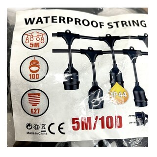 Foto 4 | Foto 4 | Paquete De 10 Bombillas Led E27 De 4 W 5 M Con Resistencia Al Agua Ip44 - Venta Internacional.
