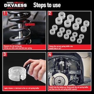 Foto 7 | Foto 7 | Juego De 2 Cojines Eléctricos Para Amortiguadores De Coche - Venta Internacional.