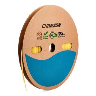 Foto 1 | Foto 1 | Tubo Termorretráctil Chanzon Con Una Relación 2:1 De 80 Pies Rollo Amarillo De 25 M - Venta Internacional.