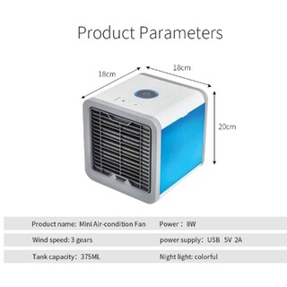 Foto 2 | Foto 2 | Mini Aire Acondicionado Portátil Con Enfriador De Aire Sub Con Purificación - Venta Internacional.