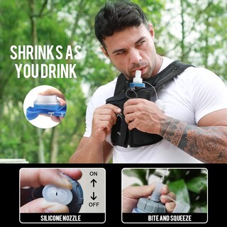 Foto 7 | Foto 7 | Chaleco Para Correr Revali Con Botella De Hidratación De 500 Ml Para Hombres Y Mujeres - Venta Internacional.