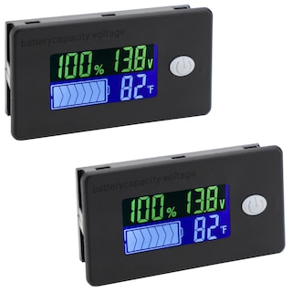 Foto 1 | Foto 1 | Monitor De Capacidad De Batería Drok 10-100 V Para 12 V 24 V 48 V X2 - Venta Internacional.