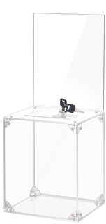 Foto 1 | Foto 1 | Caja De Donación Kyodoled De Acrílico Con Ranura Cierre Y Soporte Para Letreros 6 7 X 5 23 X 8 - Venta Internacional.