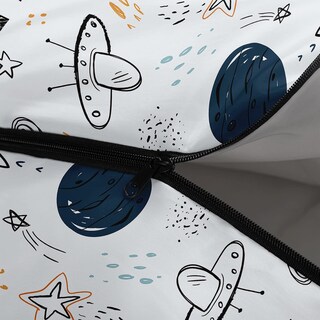 Foto 5 | Foto 5 | Saco De Dormir Datura Home Kids Para Niños Y Niñas Con Estampado De Naves Espaciales - Venta Internacional.