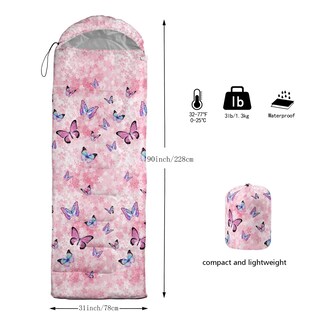 Foto 3 | Foto 3 | Saco De Dormir Datura Home Para Niños Y Niñas Sakura Floral 80 X 230 Cm - Venta Internacional.