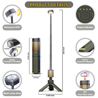 Foto 2 | Foto 2 | Farol De Camping Siibbea Recargable De 10500 Mah Con 2 Fuentes De Luz - Venta Internacional.
