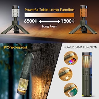 Foto 4 | Foto 4 | Farol De Camping Siibbea Recargable De 10500 Mah Con 2 Fuentes De Luz - Venta Internacional.