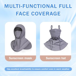 Foto 2 | Foto 2 | Paquete De 3 Capuchas Con Protección Solar Y Uv Balaclava Para Hombres Y Mujeres - Venta Internacional.