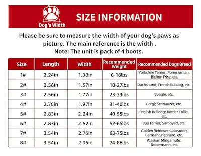 Foto 2 | Foto 2 | Botas Para Perros Mokcci Truelove Impermeables Para Mascotas Reflectantes - Venta Internacional.