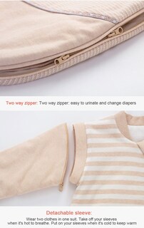 Foto 3 | Foto 3 | Saco De Dormir Portátil Para Bebé Cyuuro 100% Algodón - Venta Internacional.