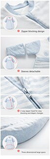 Foto 4 | Foto 4 | Saco De Dormir Para Bebé Cyuuro Manta Portátil Con Mangas Desmontables - Venta Internacional.