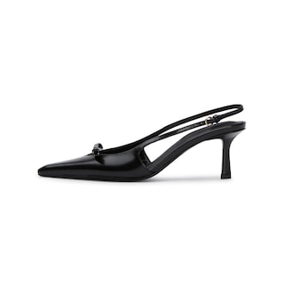 Foto 1 | Foto 1 | Tacones Slingback Mavmax Negros Para Mujer Tacones De Aguja De 7 5 Cm - Venta Internacional.