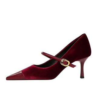 Foto 2 | Foto 2 | Zapatos De Tacón Baobeijiadao Para Mujer Punta Puntiaguda Tacón De Aguja 7 Cm - Venta Internacional.